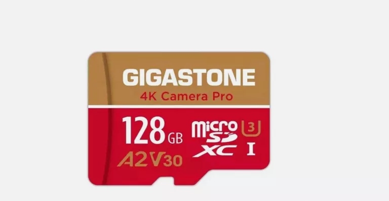 Gigastone 128GB Micro Sd Card, Gopro Sd Card, 4K Uhd Video Recording, A2 V