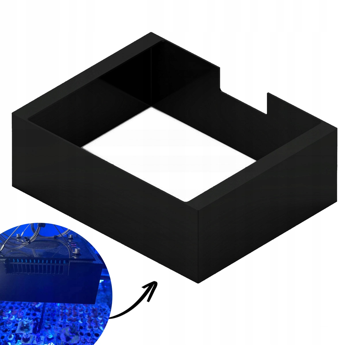 Stínidlo na lampu mj. Maxspect Mj L165 22x17,6 cm Kryt akvarijní lampy