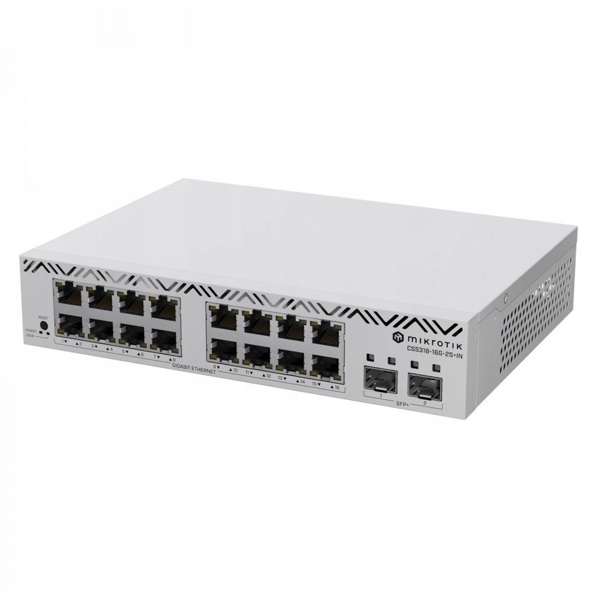 MikroTik Cloud Smart Switch CSS318-16G-2S+IN so 16 gigabitovými ethernetovými portami