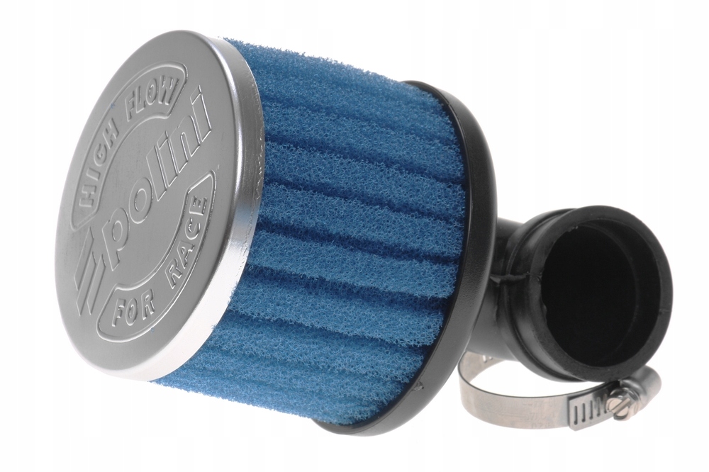 Kužeľový vzduchový filter kužeľ Polini High Flow, dlhý, 90°, 38 mm