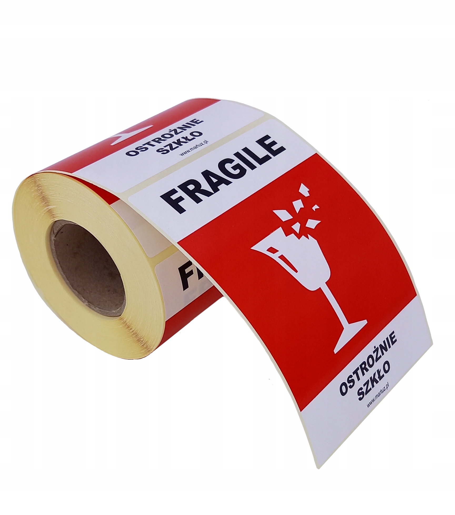 

Etykiety naklejki Fragile-szkło 500 szt. Premium
