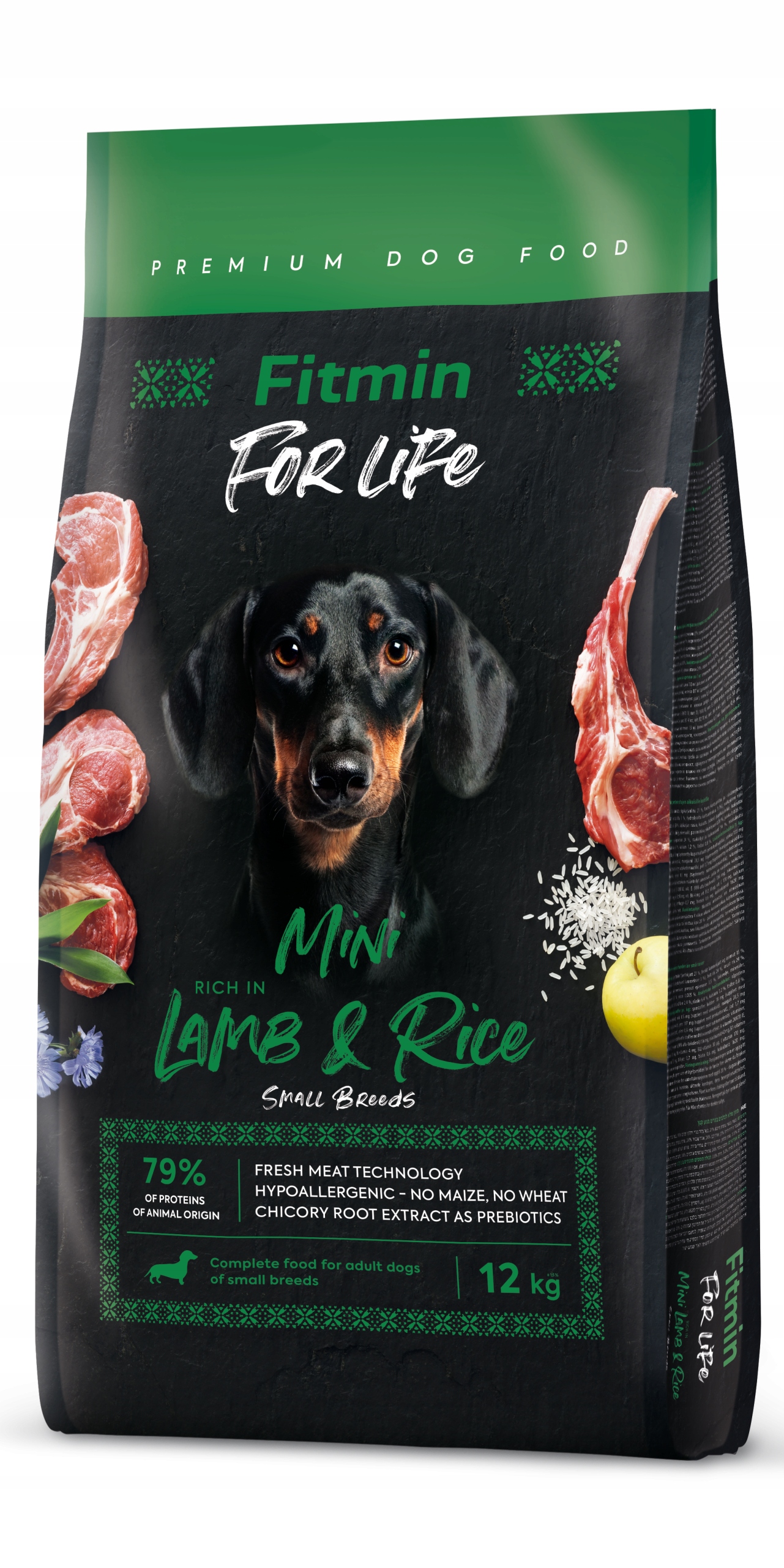 Levně Fitmin dog For Life Lamb & Rice Mini 12 kg