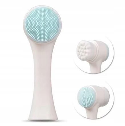 10 x Face Brush Oboustranný Kartáček na mytí a čištění obličeje