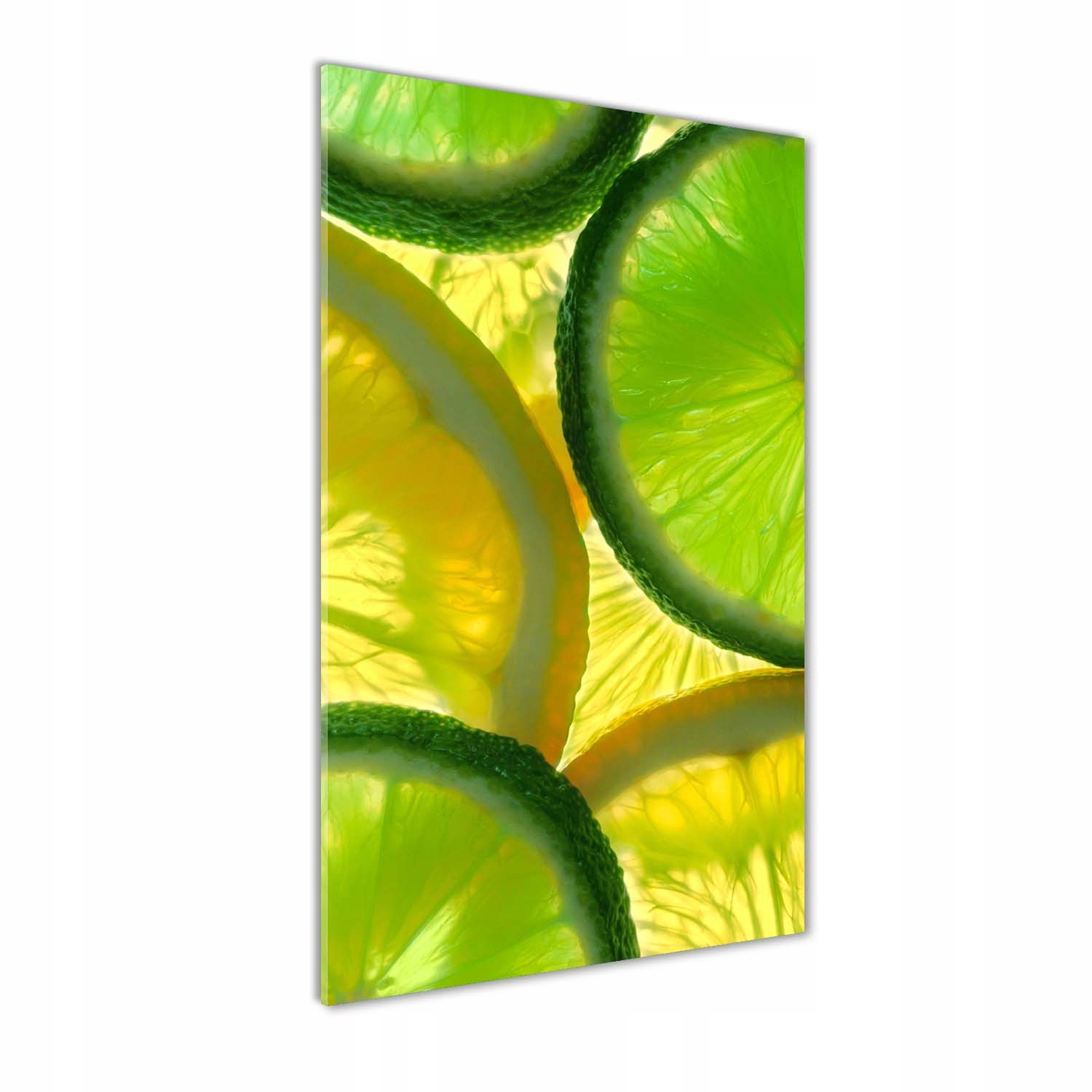 

Foto obraz na szkle Limonka i cytryna 70x140 cm