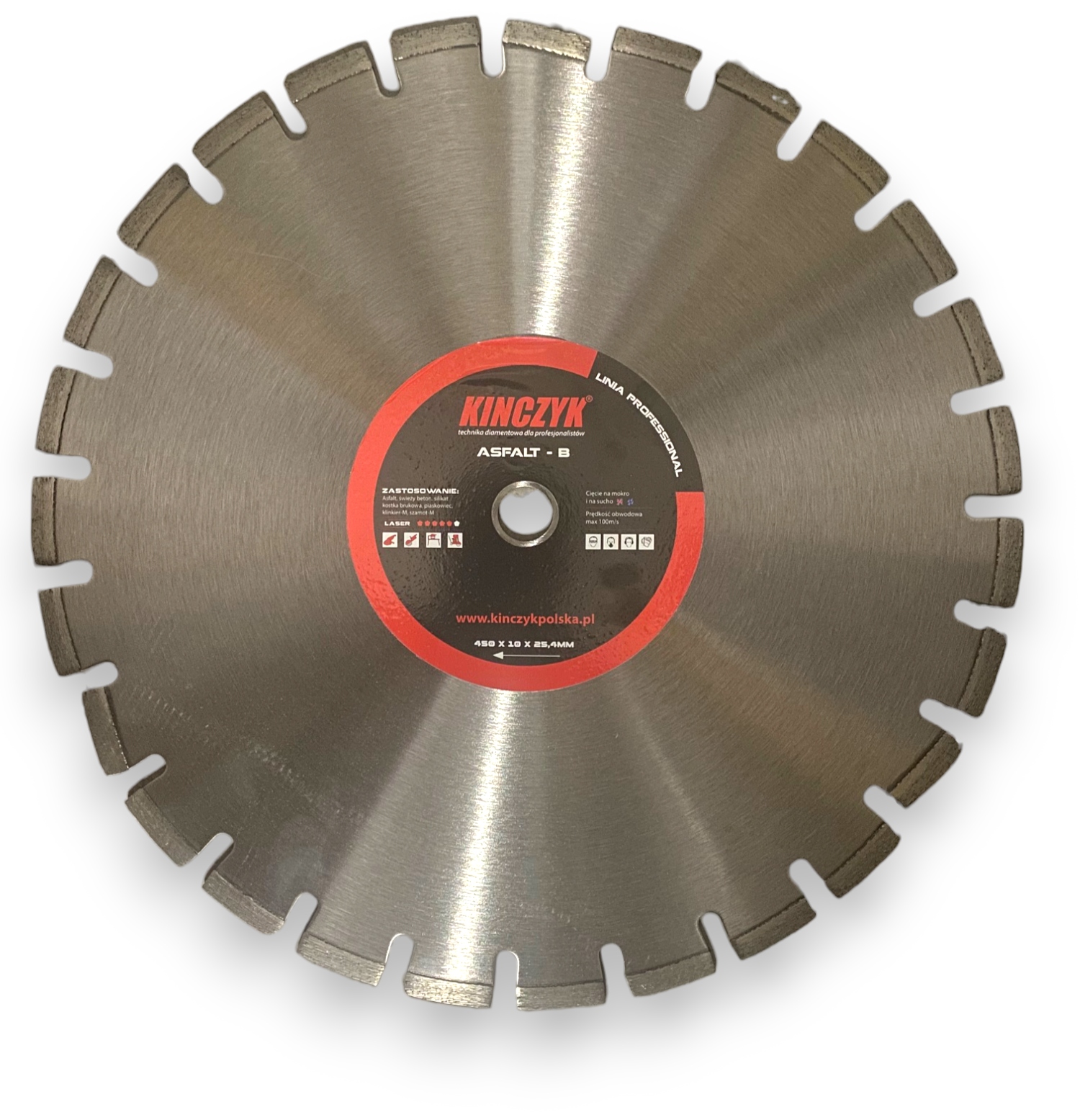 Kińczyk Diamantový Kotouč Asfalt-b 450 mm 21-1024