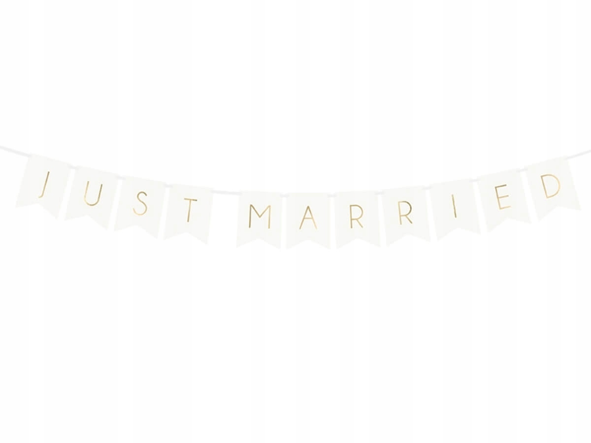 

Baner Just Married 155 cm Ślub Wesele Dekoracja