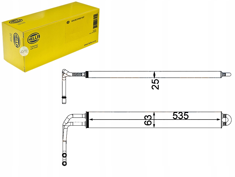 CHŁODNICA OLEJU [HELLA]