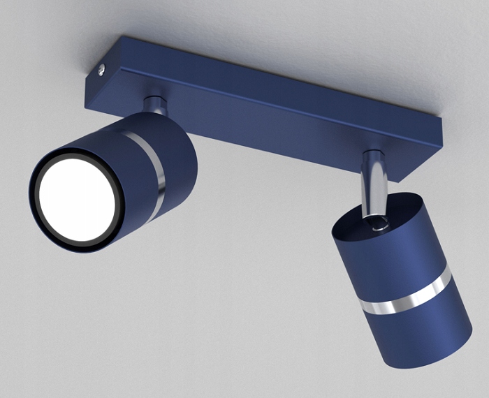 PLAFON LISTWA OPRAWA TUBA EYE 2xGU10 NAVY GRANAT Kod producenta 3510