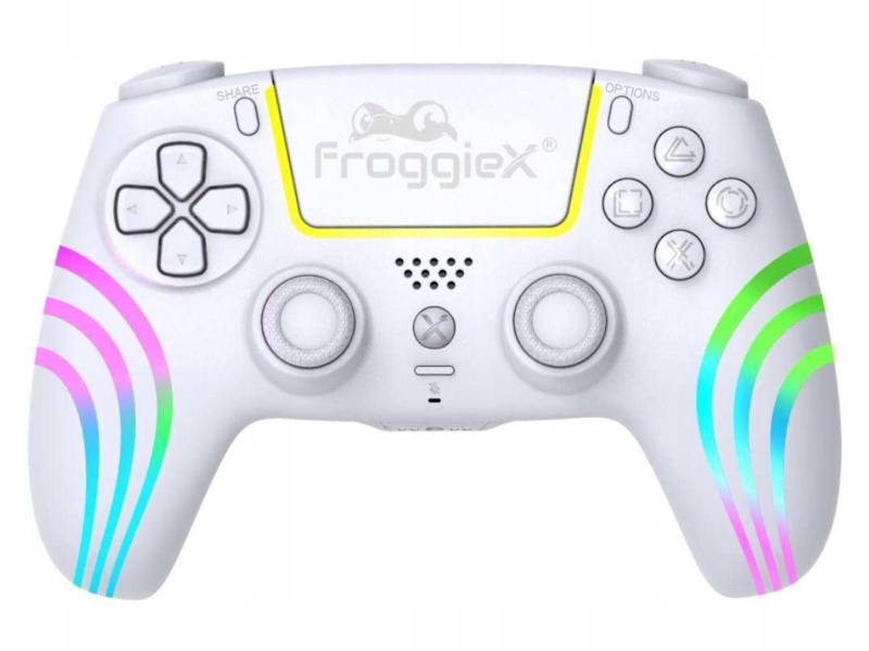 Kontroler bezprzewodowy Froggiex FX-P5-GP1-W Rgb Biały