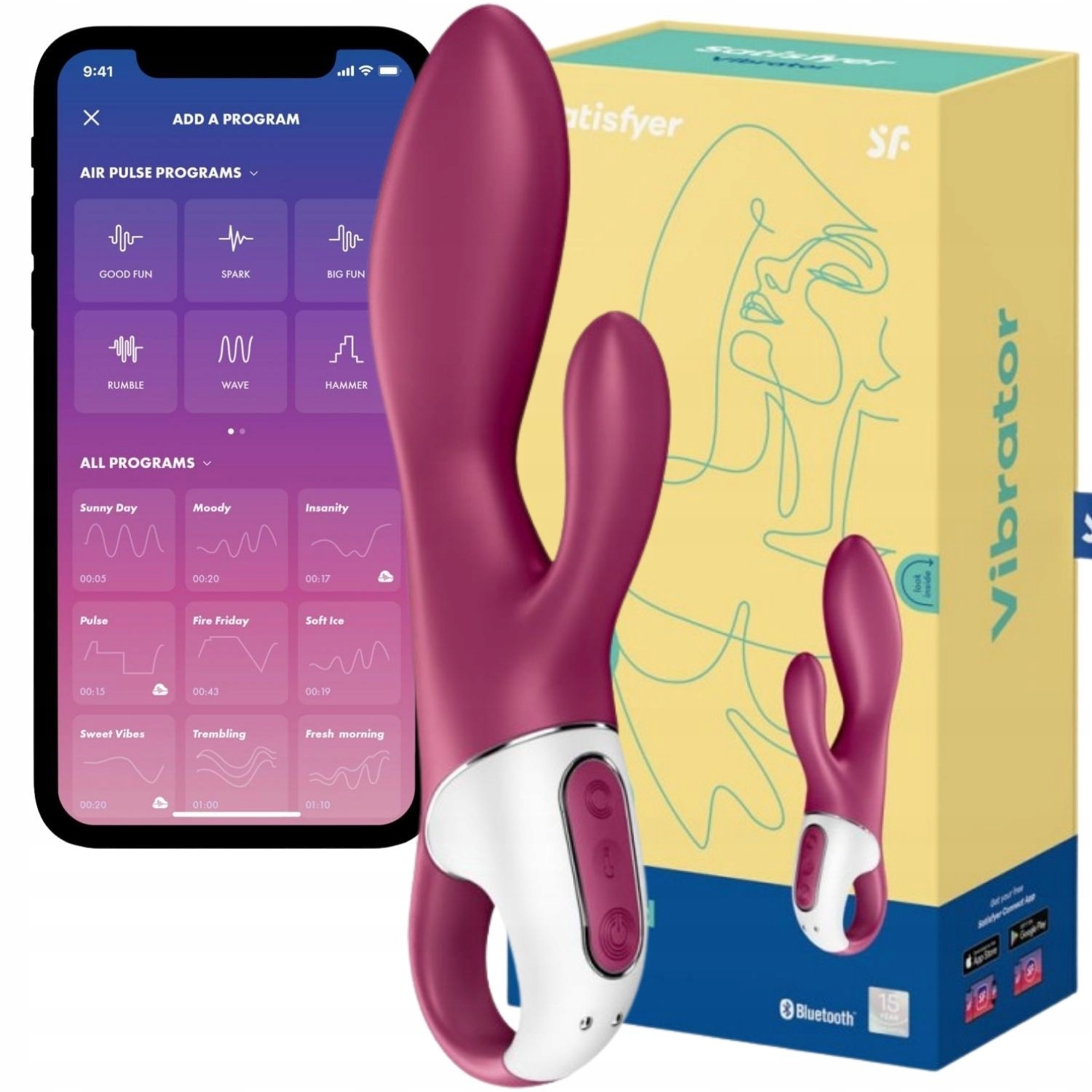 

Satisfyer Heated Affair wibrator z króliczkiem