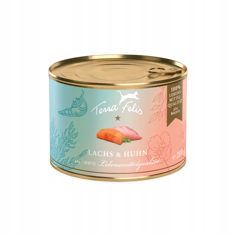 Levně 3x Terra Felis losos s kuřecím masem 200 g