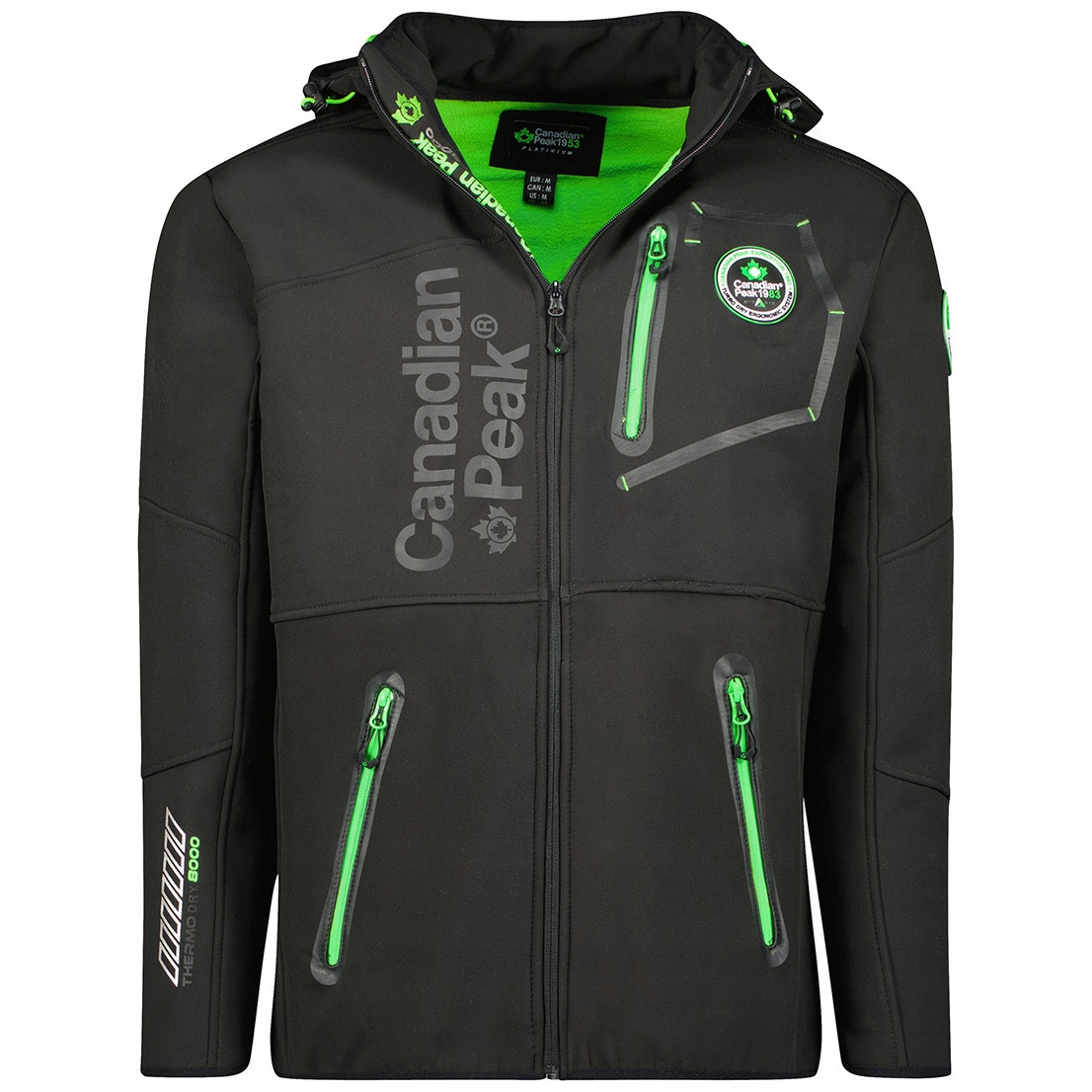 Canadian Peak bunda pánská Tubis Men softshell M černá