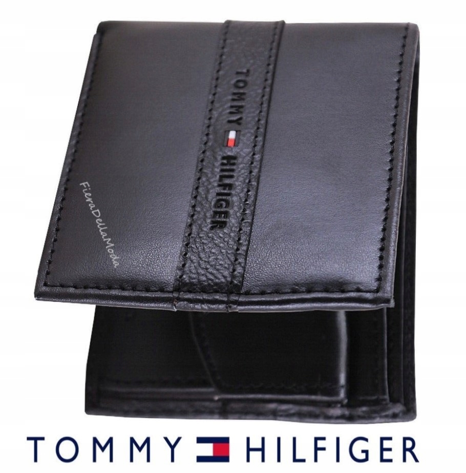 

Tommy Hilfiger portfel męski damski skórzany -50%.