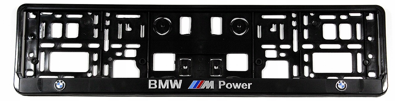 Ramka Tablicy Rejestracyjnej Bmw M Power Power 3D Power 3D x 2 sztuki