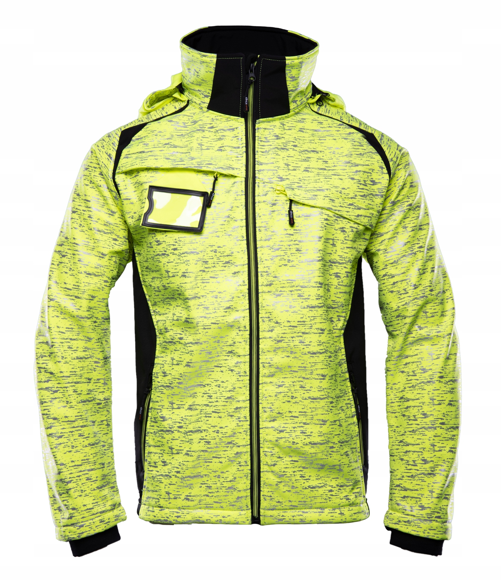 Softshellová pracovní bunda Seven Kings Cross Žlutá Odrazka 4XL