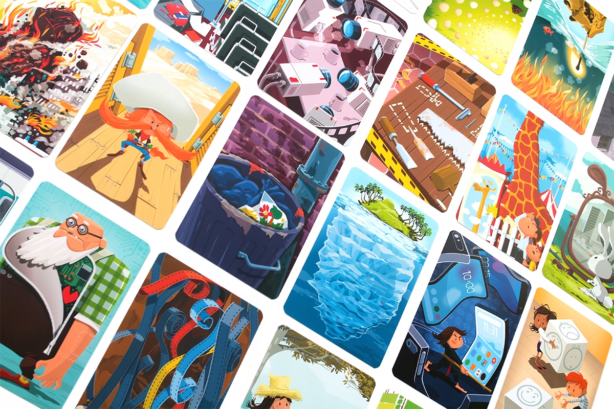 Dixit 10: Zwierciadła dodatek do gry Dixit 84 nowe karty Typ Dodatek