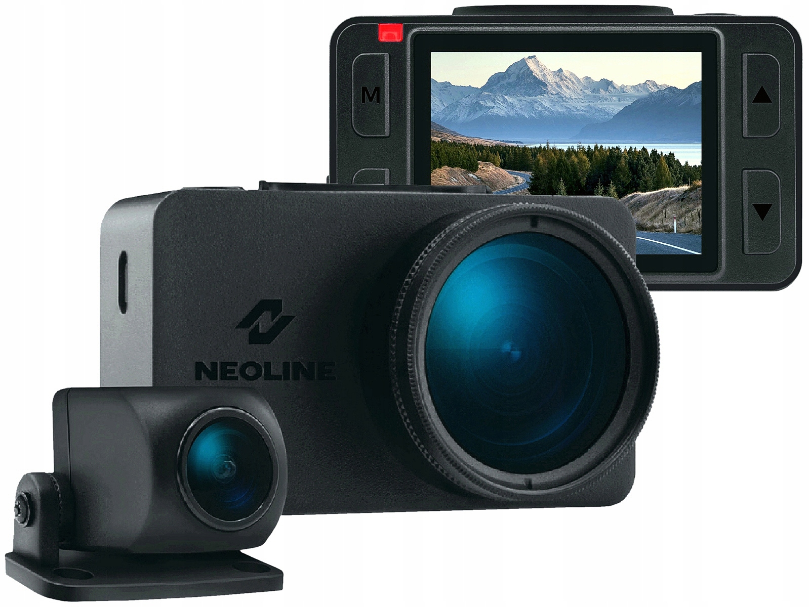 Neoline x76 відео рекордер фронтальна + задня камера FHD
