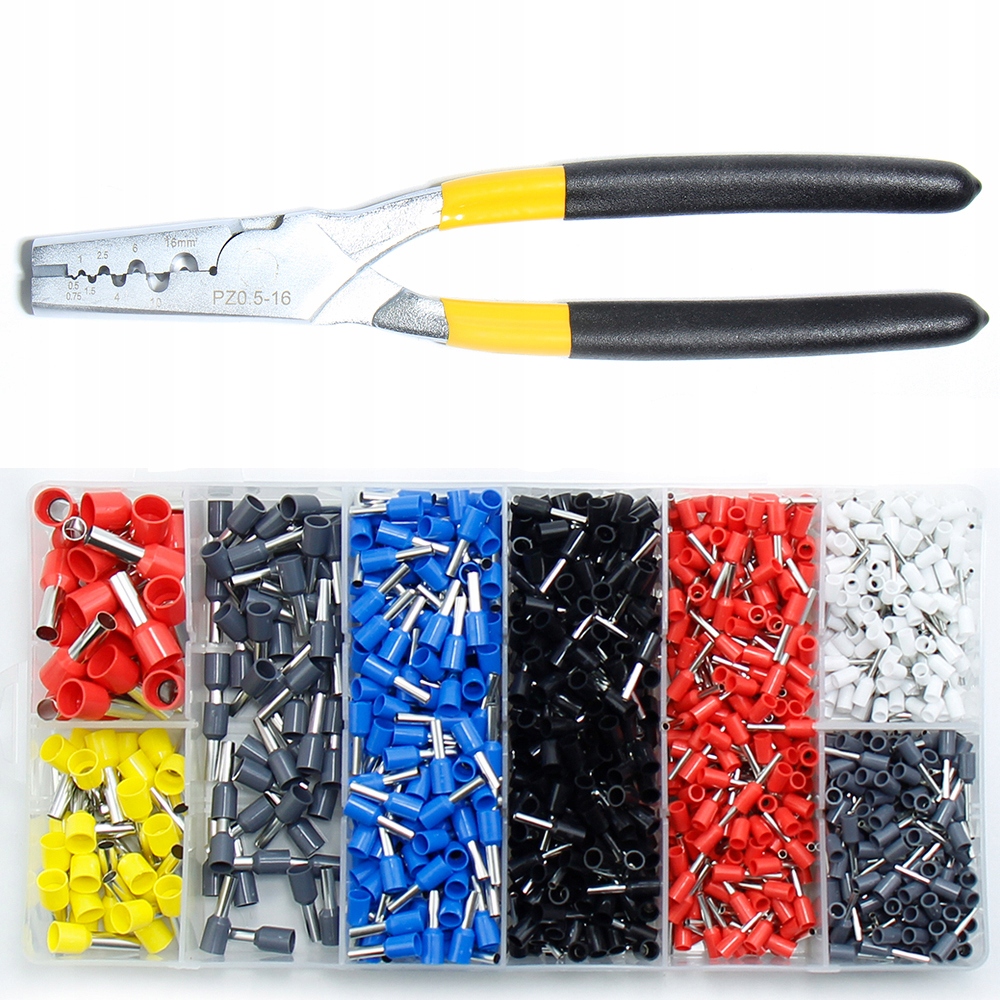 ZACISKARKA KONEKTORÓ KOŃCÓWEK Praska Tulejek Kabli