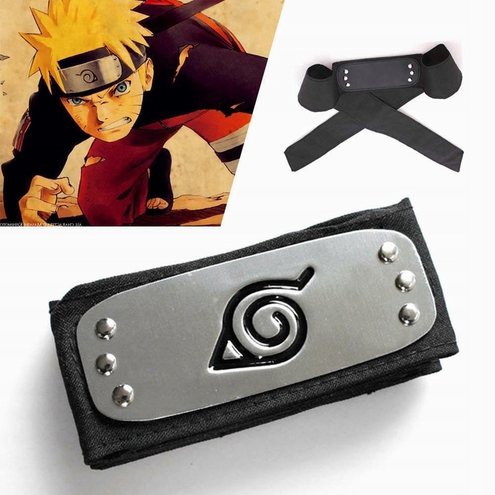 Zestaw NARUTO Portfel Naszyjnik Opaska Pierścionek Zestaw 4szt Model Zestaw NARUTO