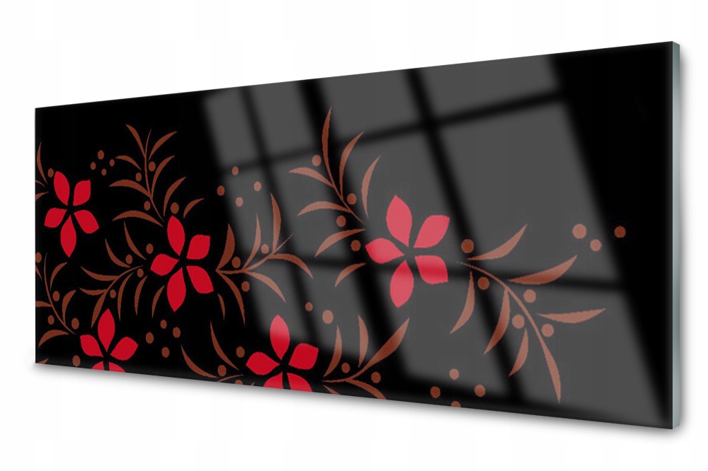 

Panel szklany do kuchni Kwiaty Roślina 125x50