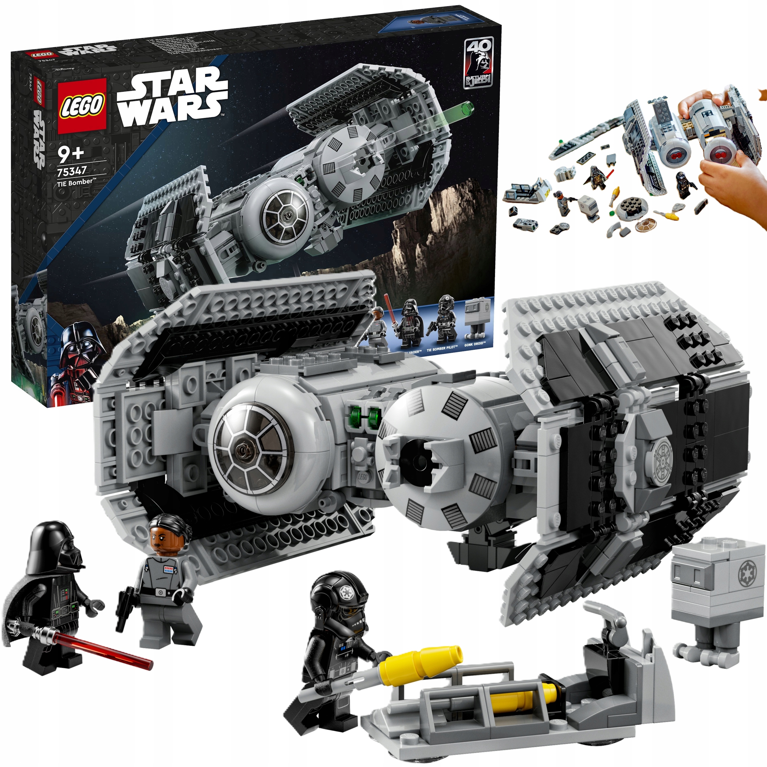 Klocki Lego 75347 Star Wars Bombowiec Tie Zestaw Do Budowania