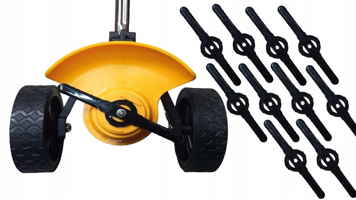 PODKASZARKA KOSA AKUMULATOROWA KÓŁKACH + 2 BATERIA ZESTAW Zasilanie akumulatorowe