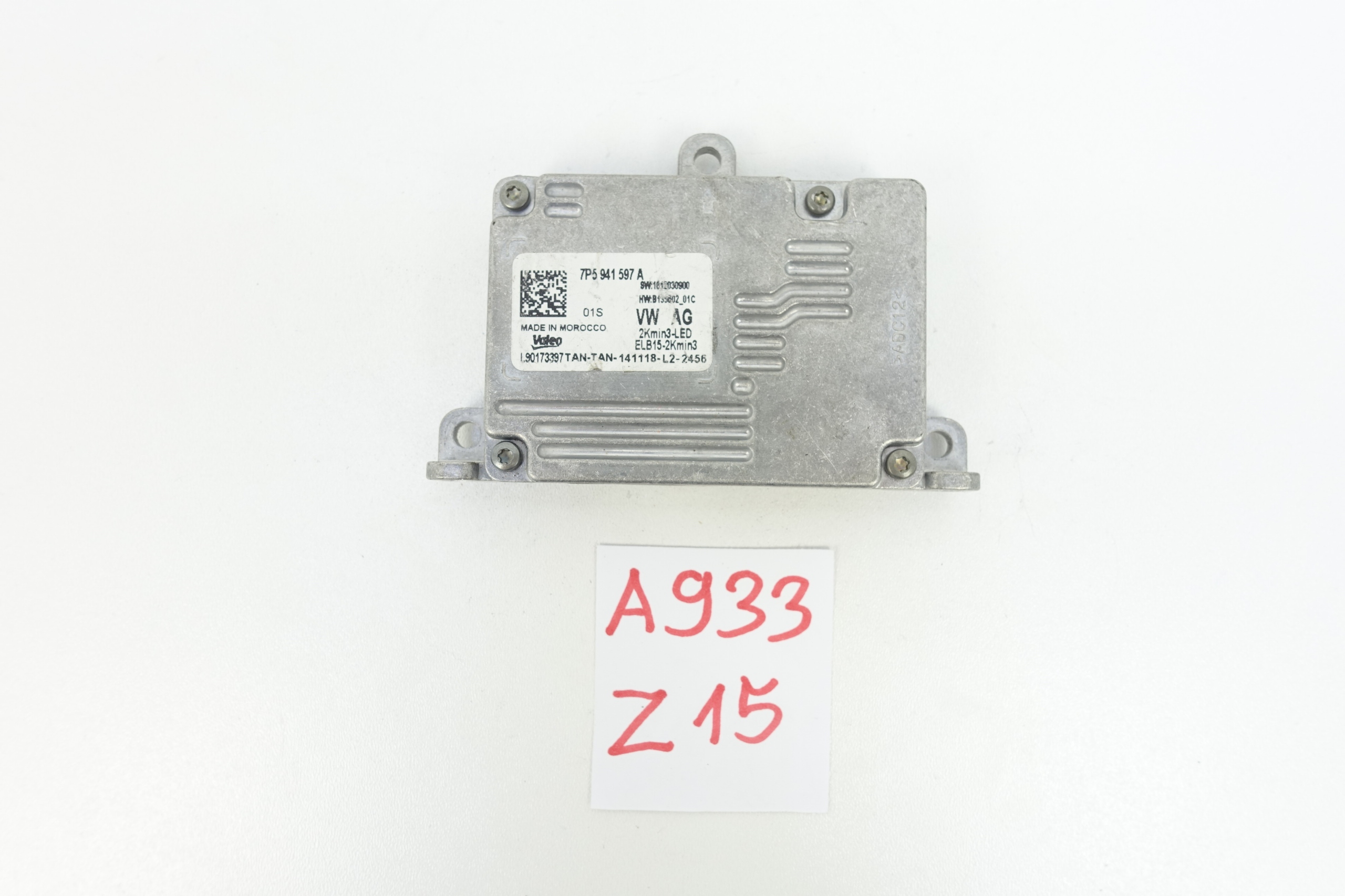control unit module VW PORSCHE 7P5941597A