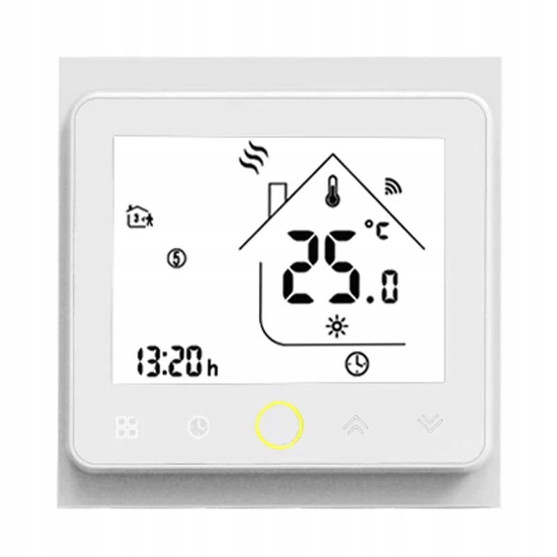 Termostat pro plynové sporáky 5A bílý Wi-Fi Moes WHT-002-GCLW Tuya
