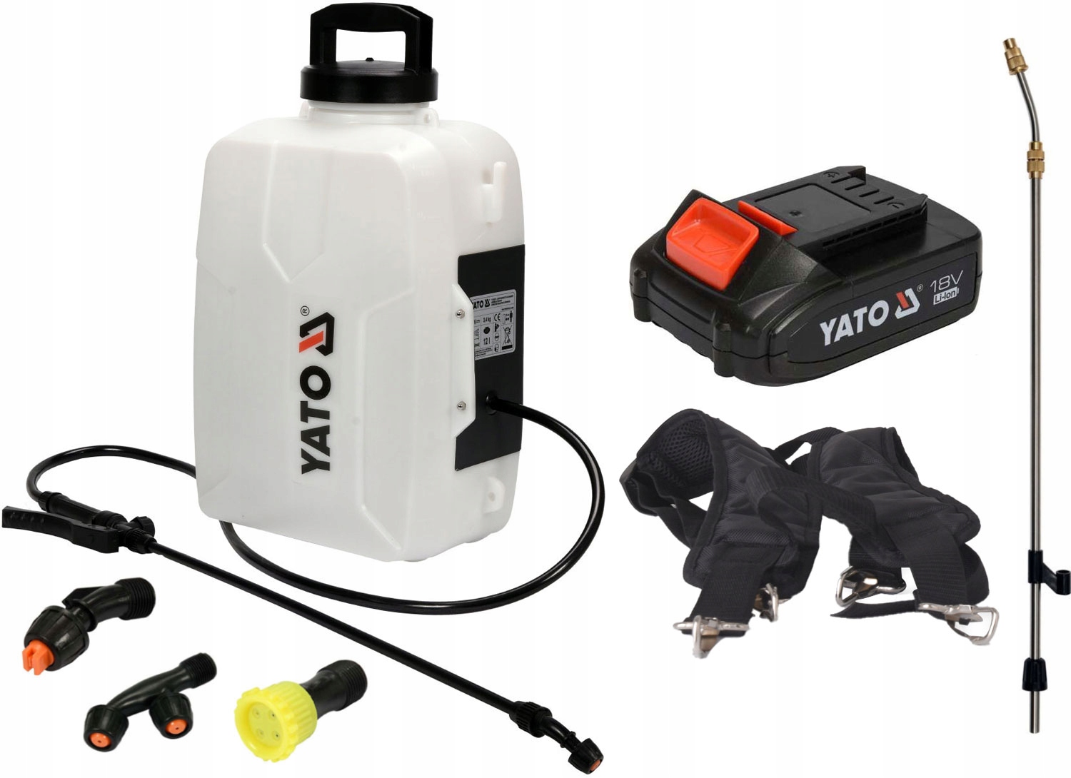 

Opryskiwacz Plecakowy Akumulatorowy Aku 2Ah+SZELKI