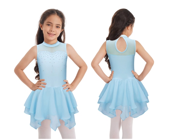 Strój Do Gimnastyki 140 146 Balet Body Sukienka Tutu Do Tańca 2855