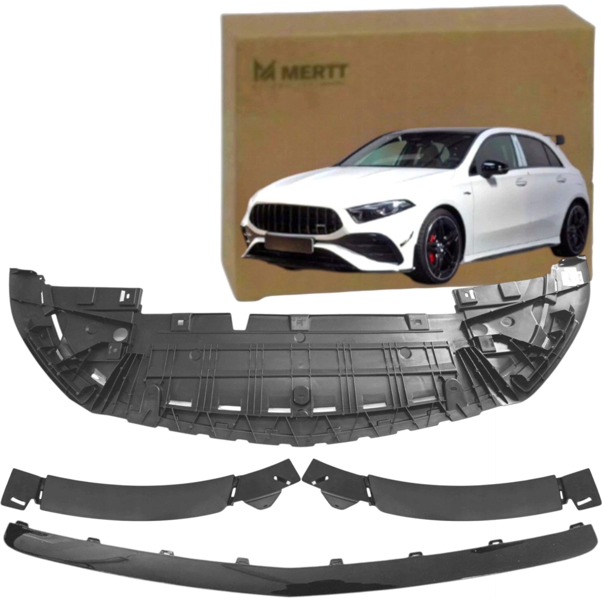 Lišta nárazníku kola spoiler Mercedes A W177 B W247 Cla W118 Amg 2018+