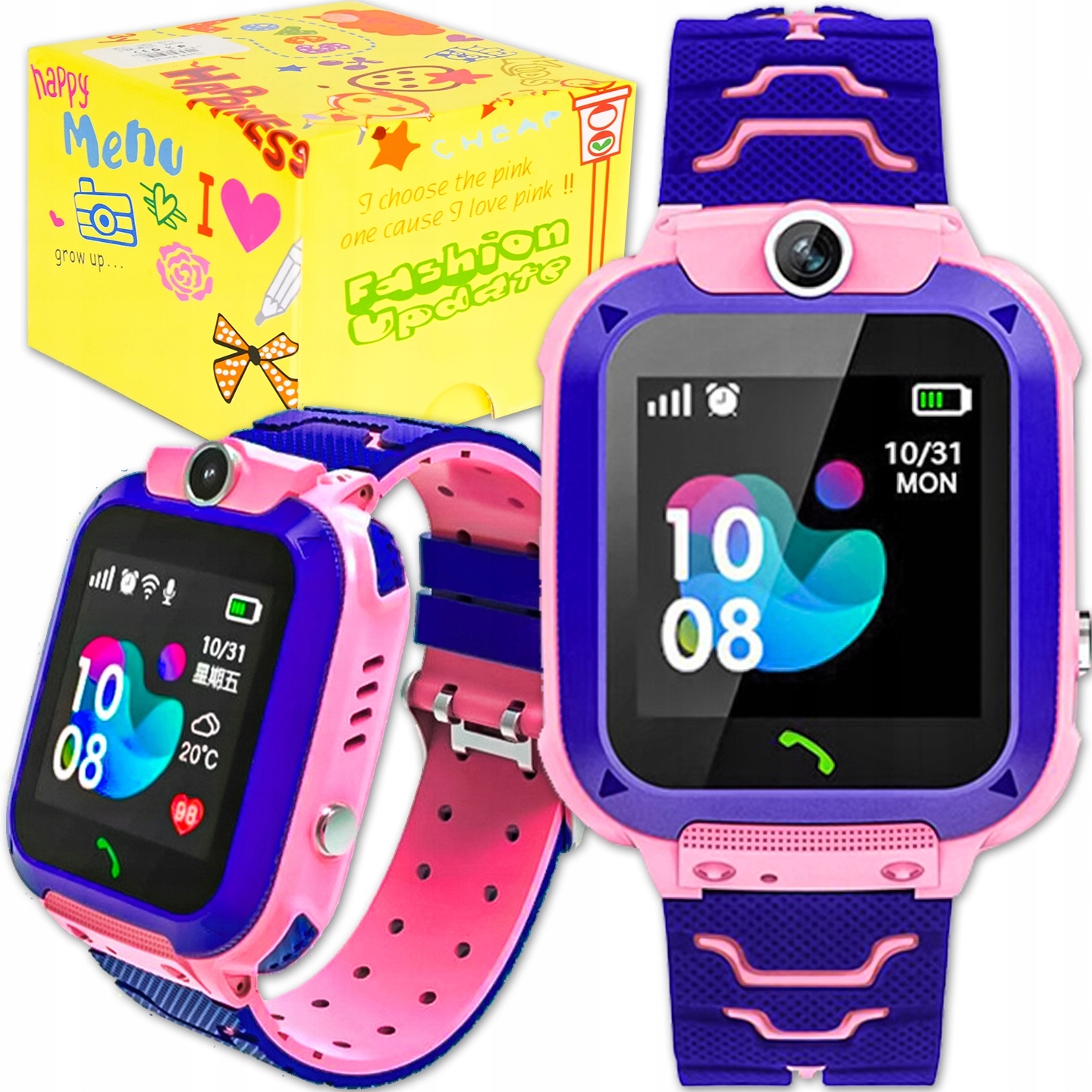 

Zegarek Smartwatch Wodoodporny Aparat Z Gps Sos