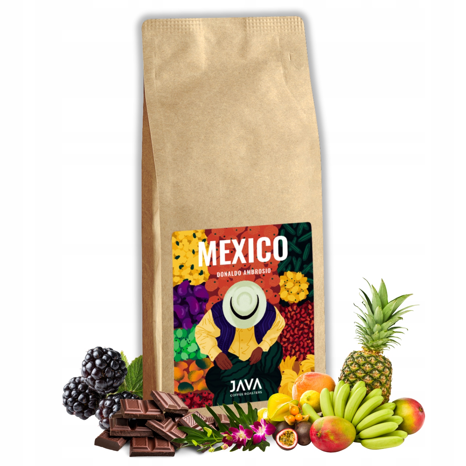 káva káva specialty Mexico Donaldo Ambrosio 1 kg čerstvá pod přeliv