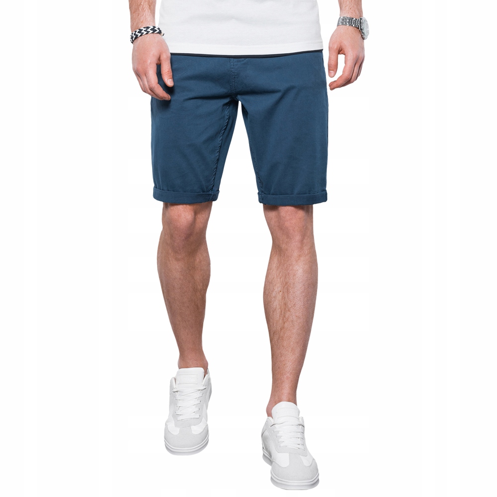 

Krótkie spodenki męskie casual W303 niebieskie M