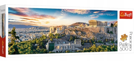 PUZZLE 500 PANORAMA AKROPOL ATENY TREFL