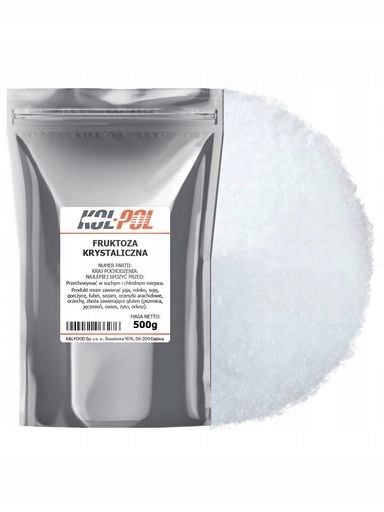 Levně 4x Krystalická Fruktoza 500g Cukr přírodní, vysoká kvalitaKol-Pol