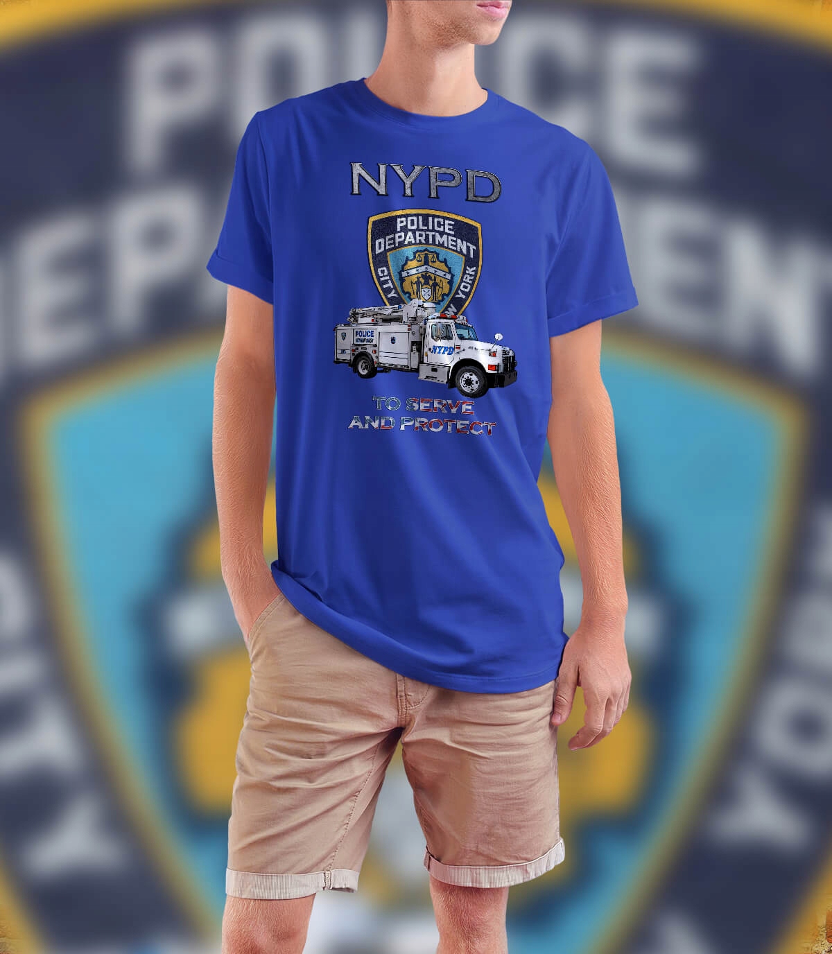 Koszulka NYPD Policja w Nowym Jorku T-Shirt M Marka Skleppolicyjny