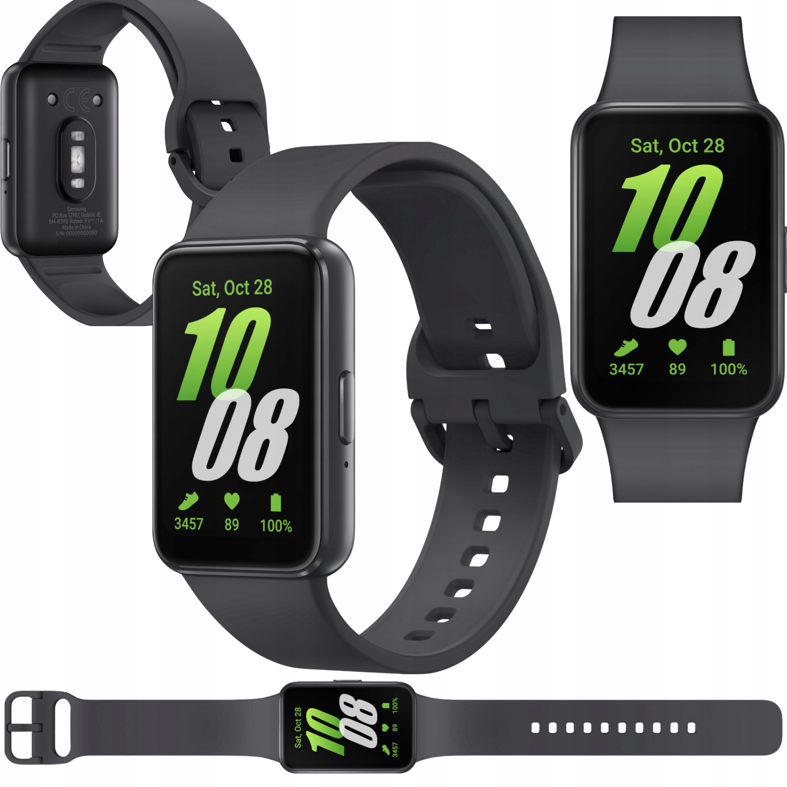 Smartwatch Samsung Galaxy Fit 3 Szary Fitness Tracker Amoled Pulsometr
