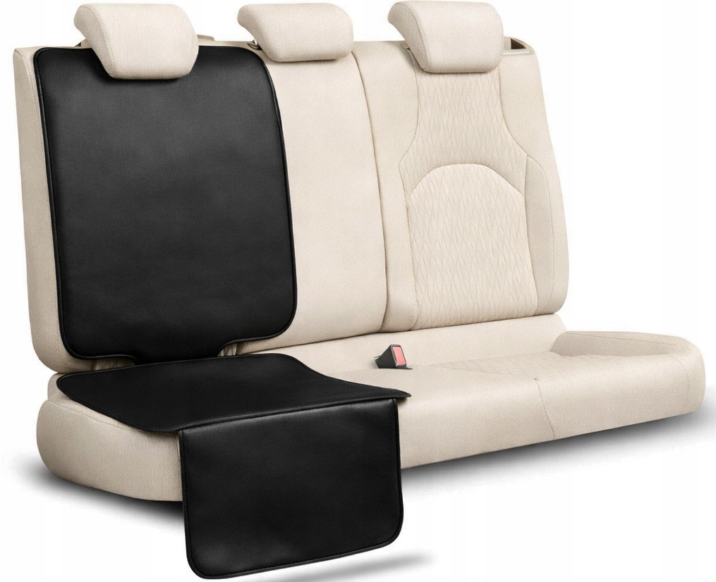 Mata Ochronna Pod Fotelik Samochodowy Eko Skóra Ochrona Wodoodporna Isofix