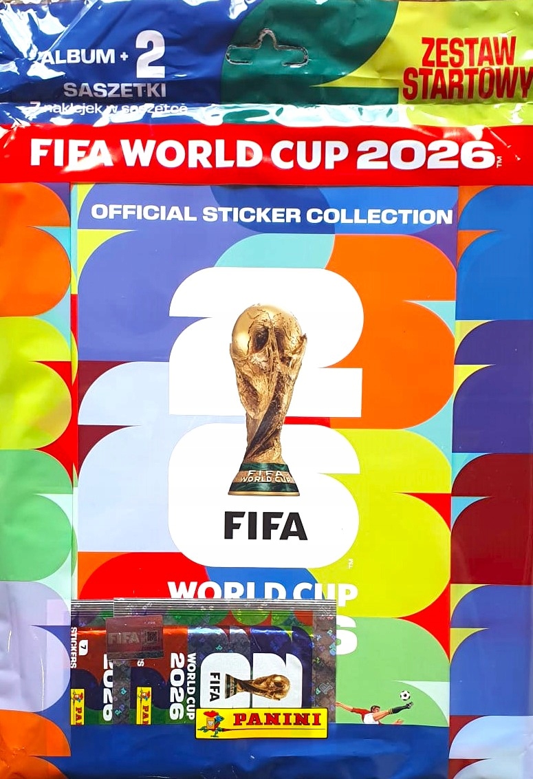 Fifa World Cup 2026 Album Zestaw Startowy 14 naklejek