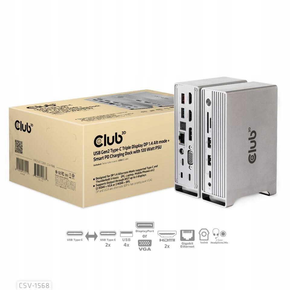 Dokovacia stanica CLUB3D 8719214472115