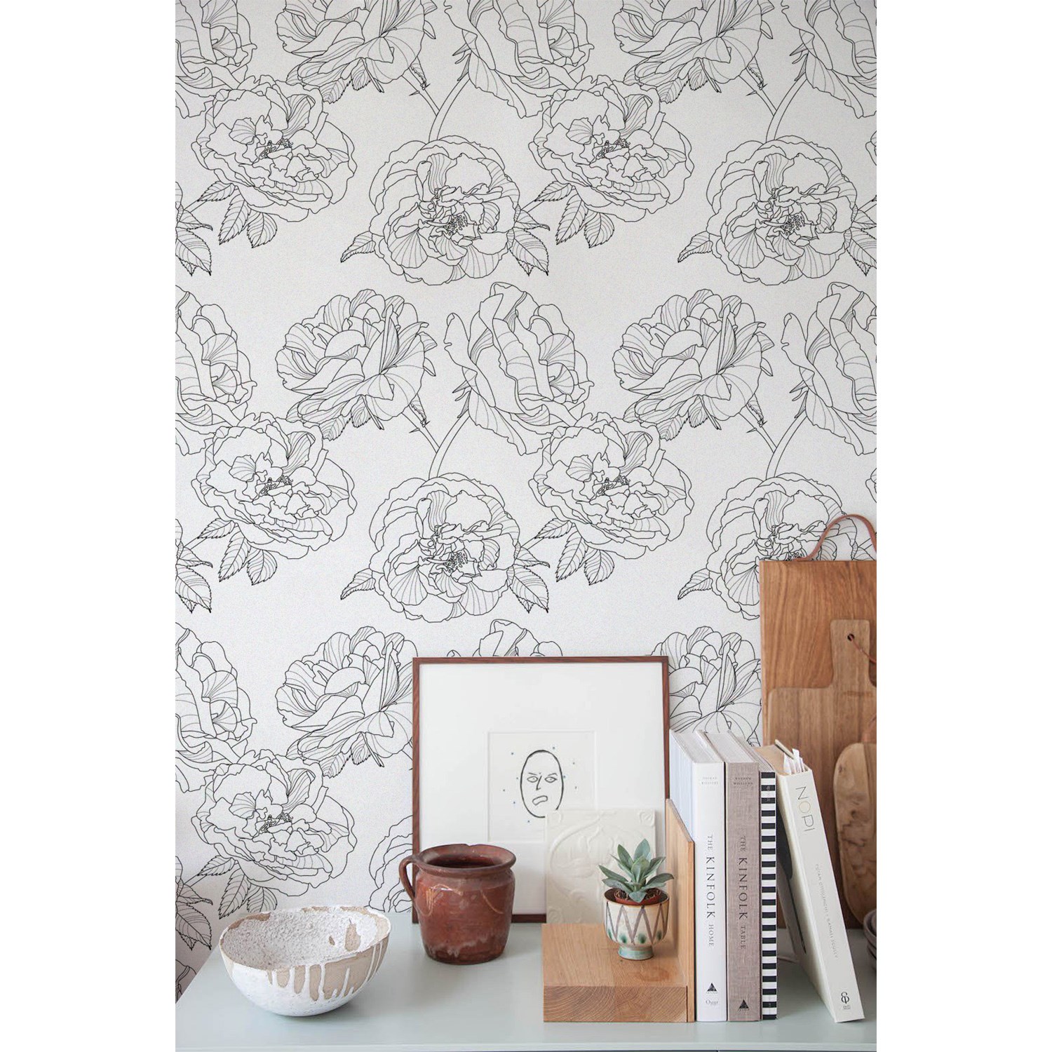 

Fototapeta na flizelinie Szkicowane kwiaty 254x184