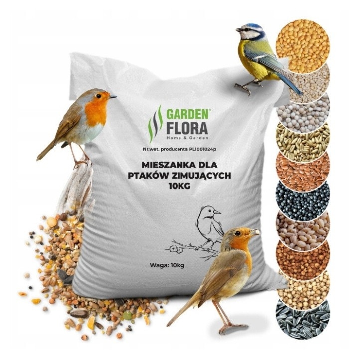 Krmivo Pro Ptáky Zimující Krmivo Zrno Ideální Do Krmítka 10 Kg