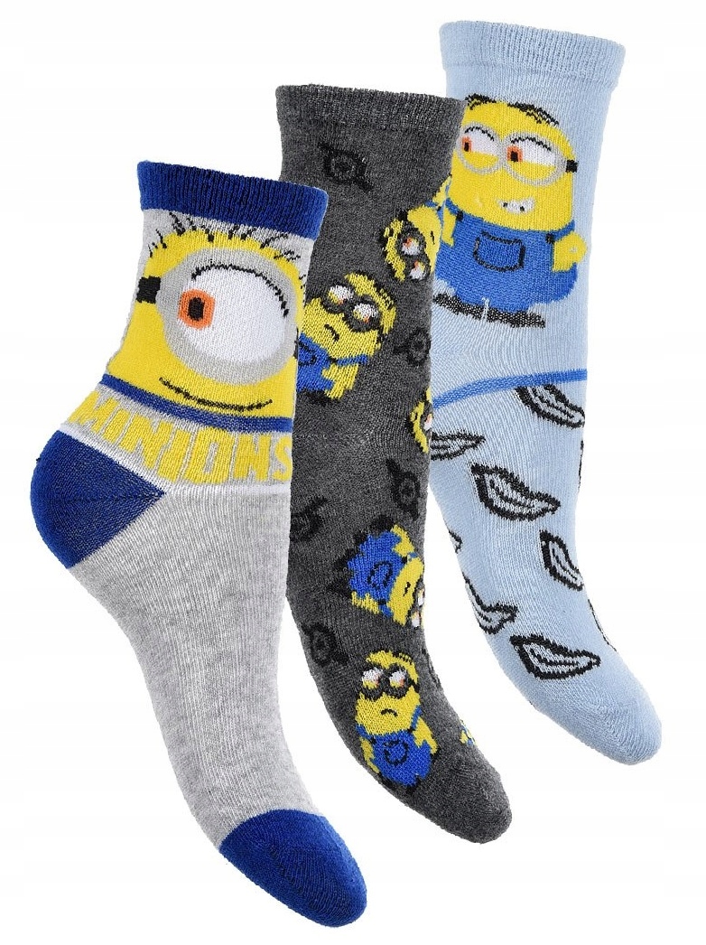 

Komplet skarpetek chłopięcych Minionki 23/26