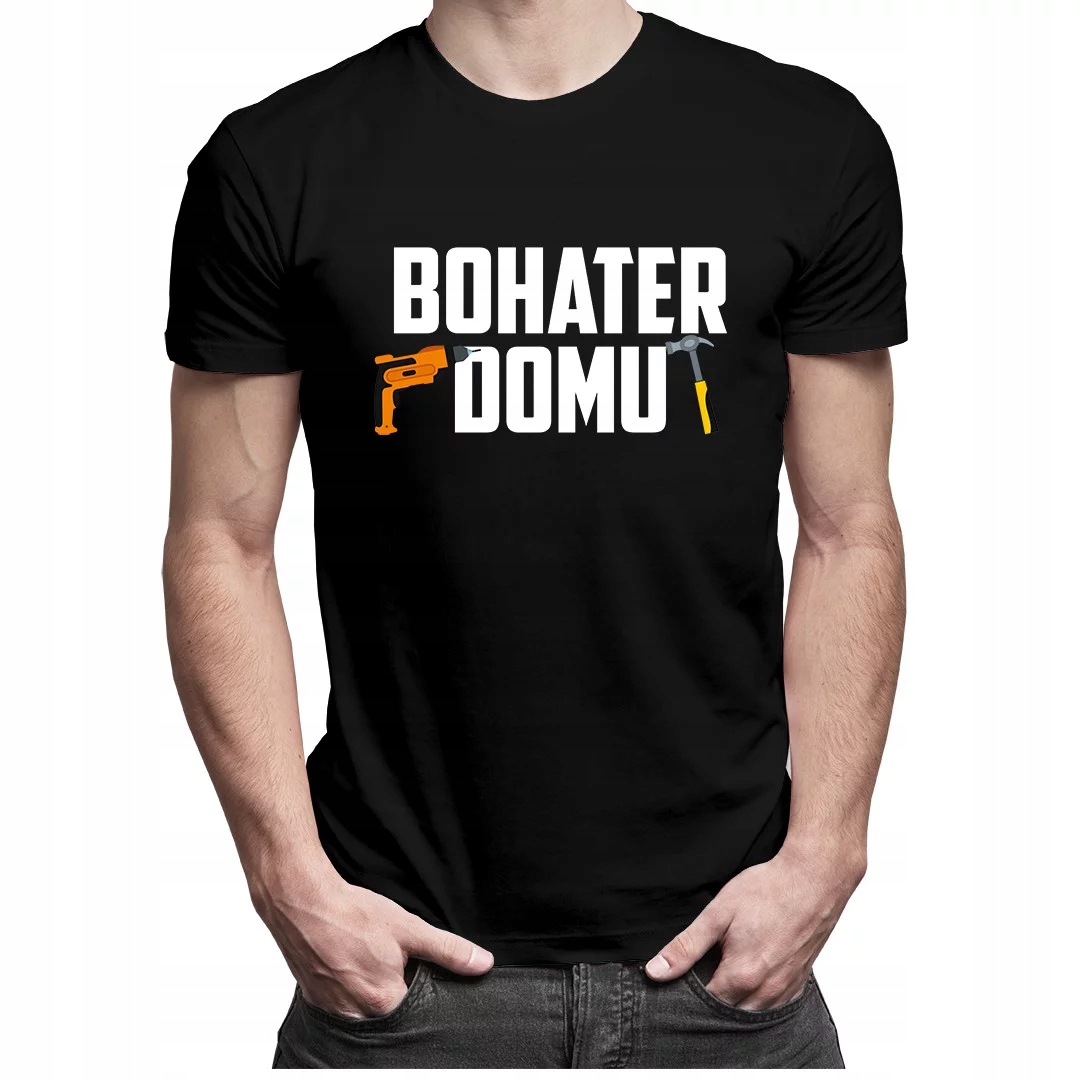

Bohater domu v2 - koszulka z nadrukiem dla niego