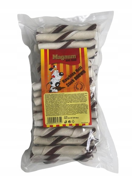 Magnum Tyčinky z hovězí kůže Brown 40 ks 880g