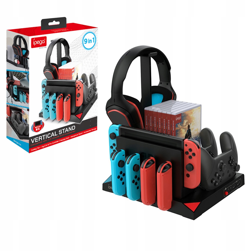 

Chłodząca Podstawka Nintendo Switch Pady Słuchawki