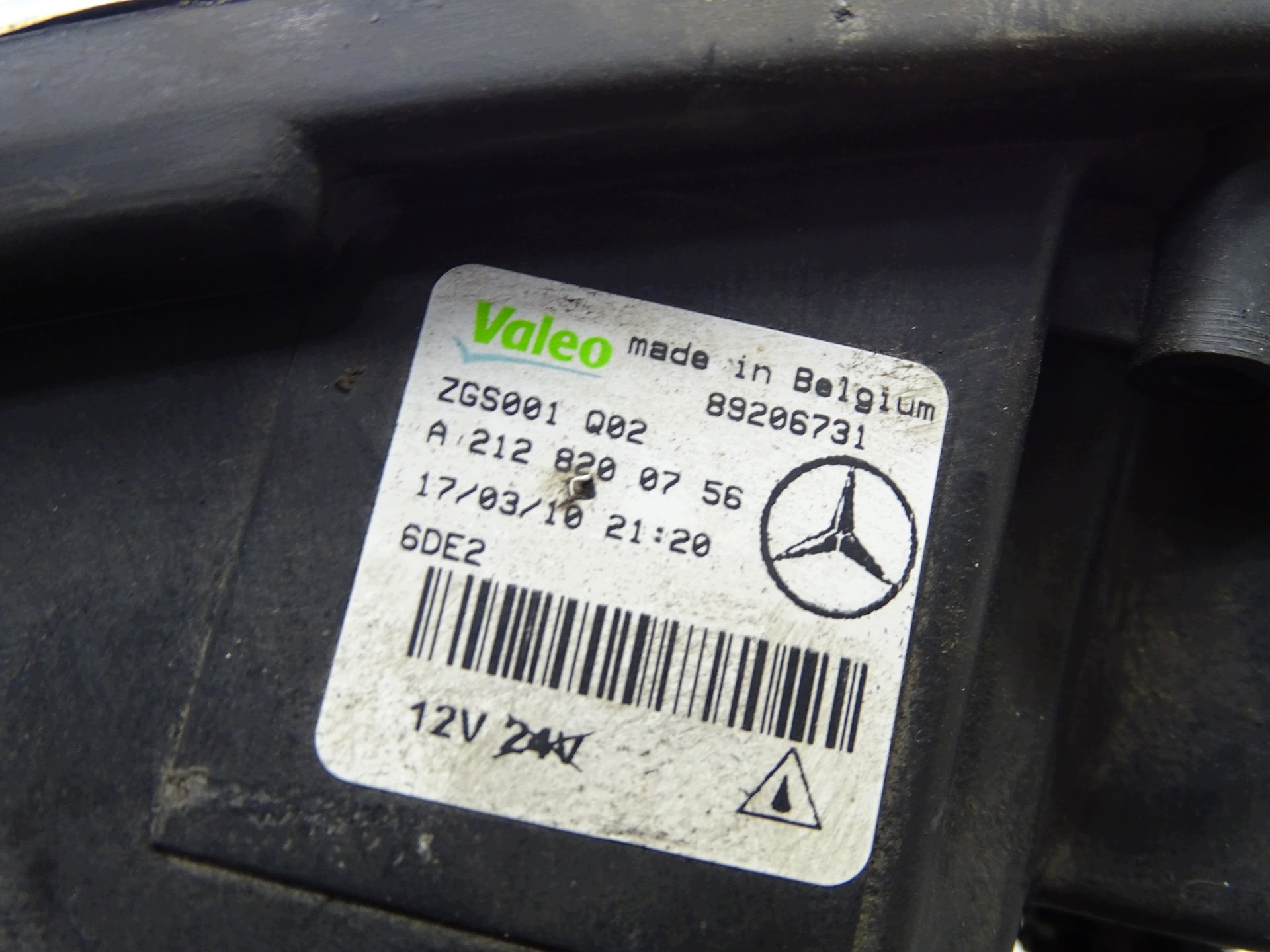 fog light left light DRL MERCEDES W212 W207 A2128200756