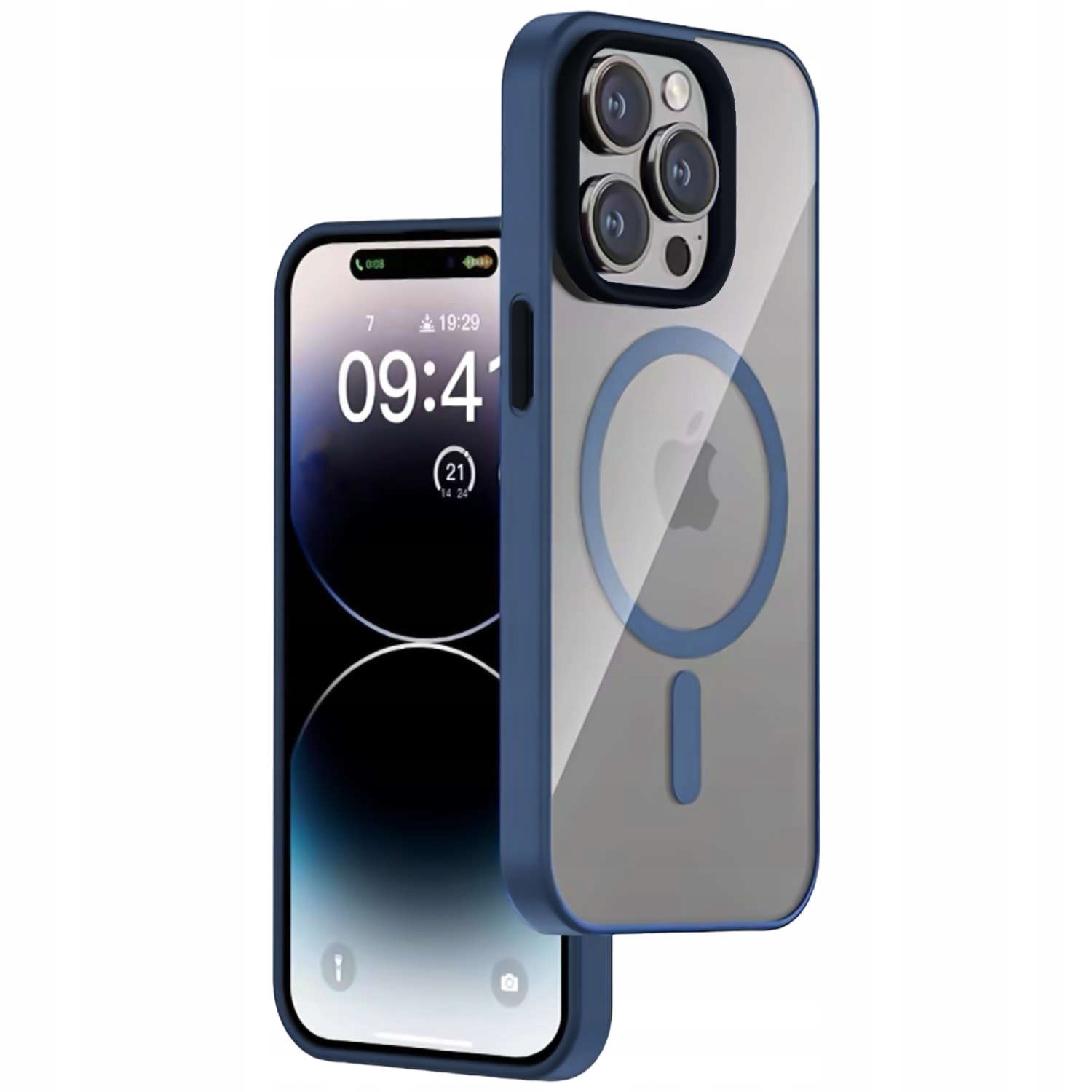 ETUI DO IPHONE 14 PRO MAX PANCERNE WZMACNIANE MATOWE CASE DO MAGSAFE Typ plecki