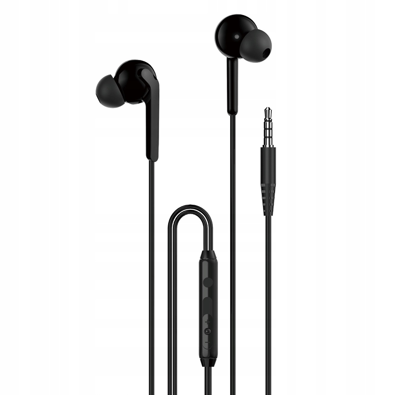 Słuchawki przewodowe dokanałowe X3+ Usb-c czarne